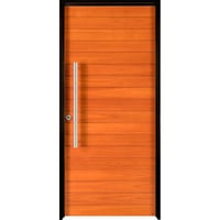 Puerta exterior de madera 200 x 80 cm cedro derecha