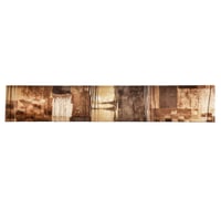 Revestimiento de vídrio Munch beige 10 x 60 cm