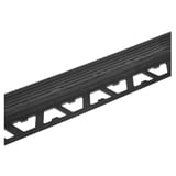 Protector PVC escalón 10 x 18 mm x 2,5 m negro