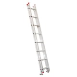 Escalera extensible de aluminio 16 escalones 3.95 m