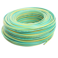 Cable unipolar 4 mm x 100 m verde y amarillo