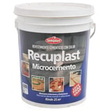Revestimiento Recuplast Microcemento verde cemento 25 kg