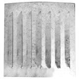Rejilla de ventilación de acero galvanizado 15 x 15 cm