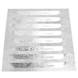 Rejilla de ventilación de acero galvanizado 19 x 19 cm