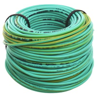 Cable unipolar 1 mm x 30 m verde y amarillo