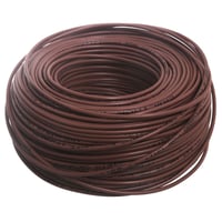 Cable unipolar 2 mm x 100 m marrón