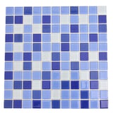 Malla Miscelania Blanco y Azul 29 x 29 cm