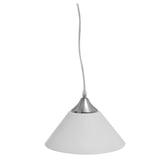 Lámpara colgante de plástico blanca 1 luz E27