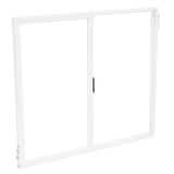 Ventana de PVC vidrio simple blanca 100 x 90 cm