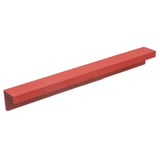 Estante de melamina flotante rojo 60 x 10 x 3,8 cm