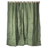 Pack de 4 cortinas de tela 140 x 220 cm verde