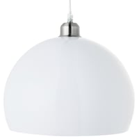 Lámpara de techo colgante blanca 1 luz E27