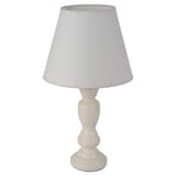 Lámpara de mesa Clásica 1 luz E27 beige