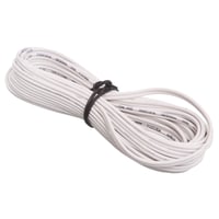 Cable gemelo blanco con 2 polos 2 de 10 m
