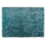 Alfombra Shaggy Lápiz 160 x 230 cm azul