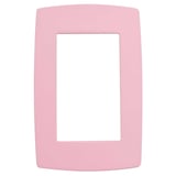 Plaqueta rectangular Sat Pino rosado