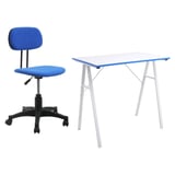 Juego de silla y escritorio azul 73 x 73 x 57 cm