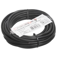 Cable bajo goma negro 2 x 1 de 10 m