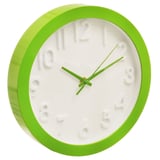 Reloj de pared 3D verde 25 cm