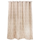 Pack de 2 cortinas de tela Flores 135 x 230 cm beige