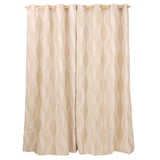 Pack de 2 cortinas de tela Ondas 135 x 230 cm beige