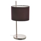 Lámpara de mesa 1 luz E14 60 w marrón