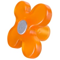 Tirador Flor naranja 4,3 x 3,8 cm 1 pieza