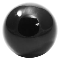 Tirador Bola negro brillante 2,9 cm
