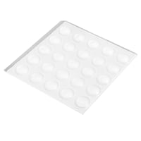 Topes de goma adhesivos 25 unidades 0,8 x 0,22 cm