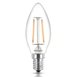 Lámpara de luz LED fila vela E14 40 w cálida
