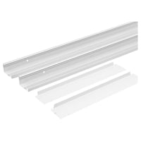 Marco blanco para panel LED de 30 x 120 cm