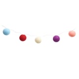 Guirnalda 3 m con 20 esferas multicolor