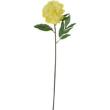 Flor artificial vara peonia amarillo 63 cm