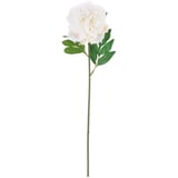 Flor artificial vara peonia crema 63 cm