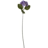 Flor artificial vara hydrangea lila 76 cm