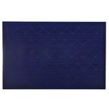 Felpudo textura azul de 38 x 57 cm