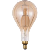 Lámpara de luz LED filamento 8 w PS160 E27 ambar