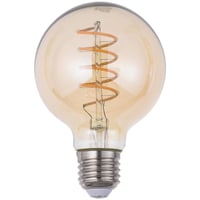 Lámpara de luz LED filamento 4 w G80 E27 ambar
