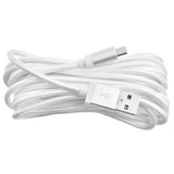 Cable micro USB 3 m blanco