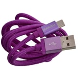 Cable micro USB 90 cm violeta