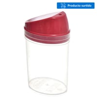 Porta escarbadientes de plástico con tapa a presión 100 ml