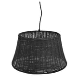 Lámpara colgante Ratán Dark Coffe 40 cm 1 luz E27