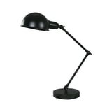 Lámpara de escritorio Vintage E27 negra