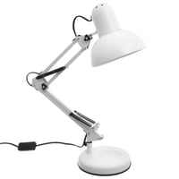 Lámpara de escritorio blanca 1 luz E27