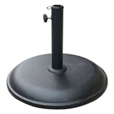 Base redonda de concreto 15 kg negra