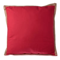 Almohadón decorativo rojo 50 x 50 cm