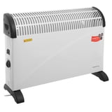 Convector de aire 3 niveles blanco y negro 2000 w