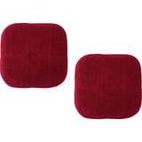 Pack de 2 almohadones para sillas Memory 40 x 40 cm rojo