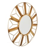 Espejo Potrici redondo dorado 83 x 83 cm