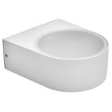 Aplique exterior curvo indirecto blanco E27